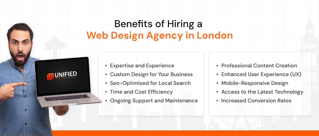 Benefits of a Web design agency for your small business in London.